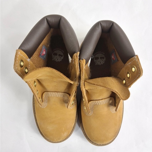 Timberland Kids Boots in Tan and Brown Leather - Picture 4 of 6